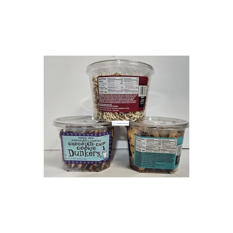 Trader Joe Dunkers Oatmeal Cranberry Cookies, 2 of Chocolatey Coated