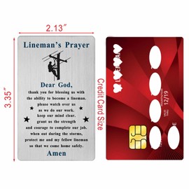 Viayen Lineman Card for Men Him - Gifts for Lineman Birthday Father's Day Valentines Christams Easter Card Decorations