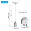 PATIKIL 30Ga x 1.5 Inch Stainless Steel Dispensing Needle Tips,