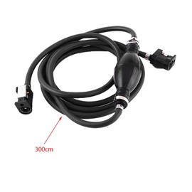 Outer Fuel Hose, PVC Rubber Oil Line Anti Aging Leak Proof 300cm Long for Outboard Replacement for Johnson 4hp-200hp