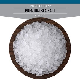 SaltWorks Premium Sea Salt, Coarse, Artisan Pour Spout Pouch, Pure Ocean, 16 Ounce