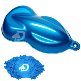 Blue Mica Pearl Powder Blue Lagoon 25g | Pearl Pigment for Auto Paint | Non-Toxic Mica for Paint, Epoxy, Resin, Nail Polish, Arts & Crafts