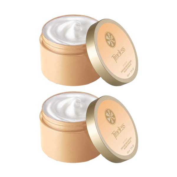 Avon Timeless Perfumed Cream Skin Softener Moisturizer Smooth 150ml/5oz (2-Pack)