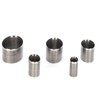 5Pcs Leather Punch Die Set Cutter Hollow Oval Cutting Mold