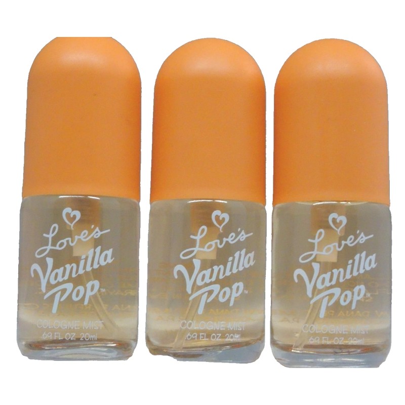 LOVES VANILLA POP - LOT OF 3 - COLOGNE MIST
