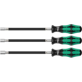 WERA 05135311001 391/3 Hose Clamp Screwdriver Set Sizes 6.0-8.0