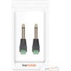 kwmobile 2 x 6.35 mm Jack Plug Adapter - Jack