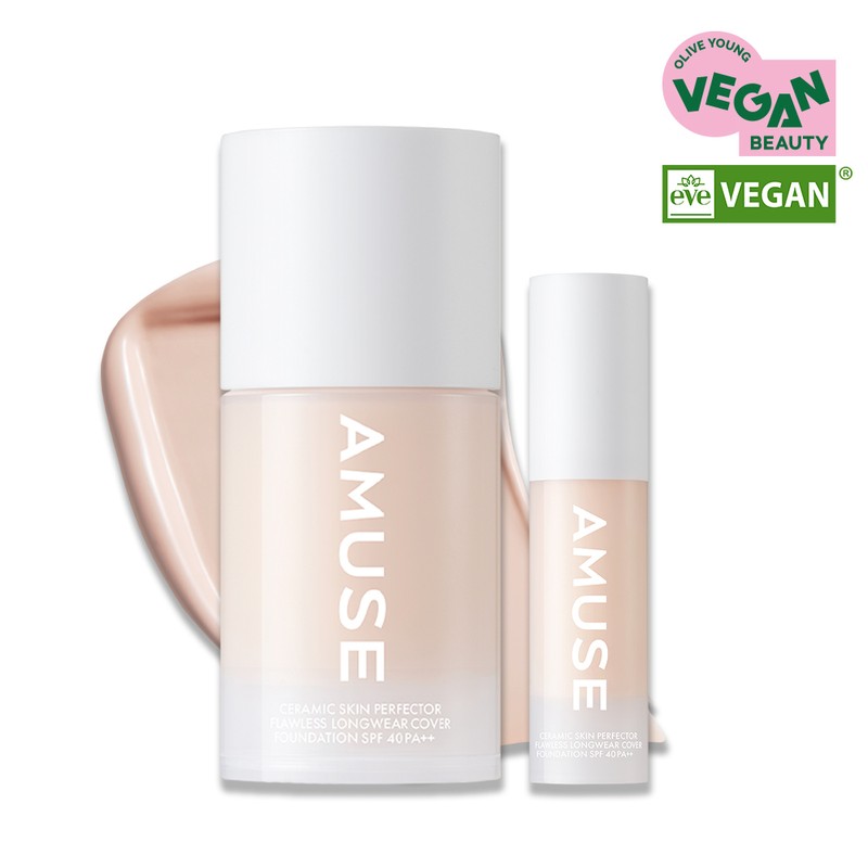 AMUSE Ceramic Skin Perfector Foundation 30ml/15ml - [MINI] 1.5 Natural