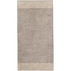 Cawo Two-Tone Guest Towel - Graphite - 30x50