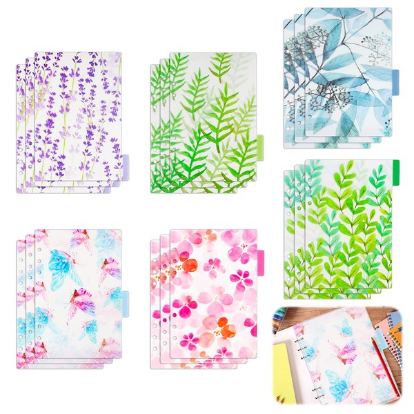 Index Page Dividers A5 Tab A5 Index Cards Notebook Dividers