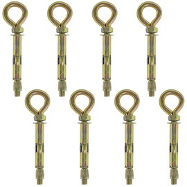 8 PCS Expansion Eye Bolts Heavy Duty Anchor Bolts (M8*60)