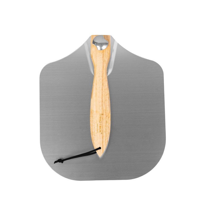 Innoteck Essentials 12-Inch Pizza Peel with Foldable Wooden Handle –