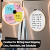 Mr. Pen- Round Dry Erase Board, 11.5” with a Black