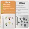 Flintronic 8pcs Mini Vase Fridge Magnets, 3D Tiny Bud Vases,