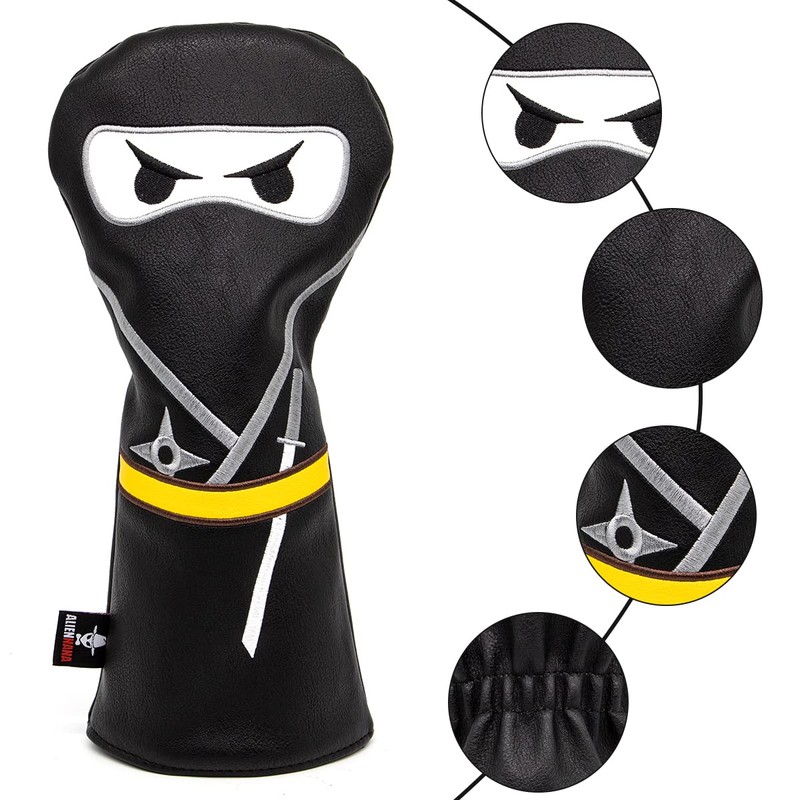 Golf Club Headcovers Ninja Golf Wood Covers Set Golf Driver