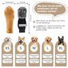 Watproofit Dog Socks 2 Pairs Non-Slip Dog Socks with Adjustable