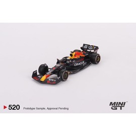 True Scale Miniatures Model Car Compatible with F1 Bull Racing RB18#1 Max Verstappen 2022 Abu Dhabi Grand Prix Winner Limited Edition 1/64 Diecast Model Car MGT00520