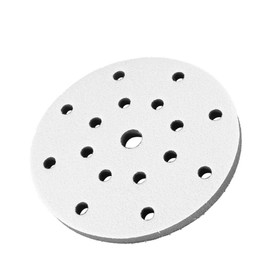 Buffer Pad Interface Cushion PadBuffer Pad Interface Cushion Pad Diameter Soft Buffer Sponge Interface Cushion for Sanding Pads 150 mm (17 Holes)