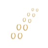 VIROMY Small Gold Huggie Hoop Earrings Set for Women 14K
