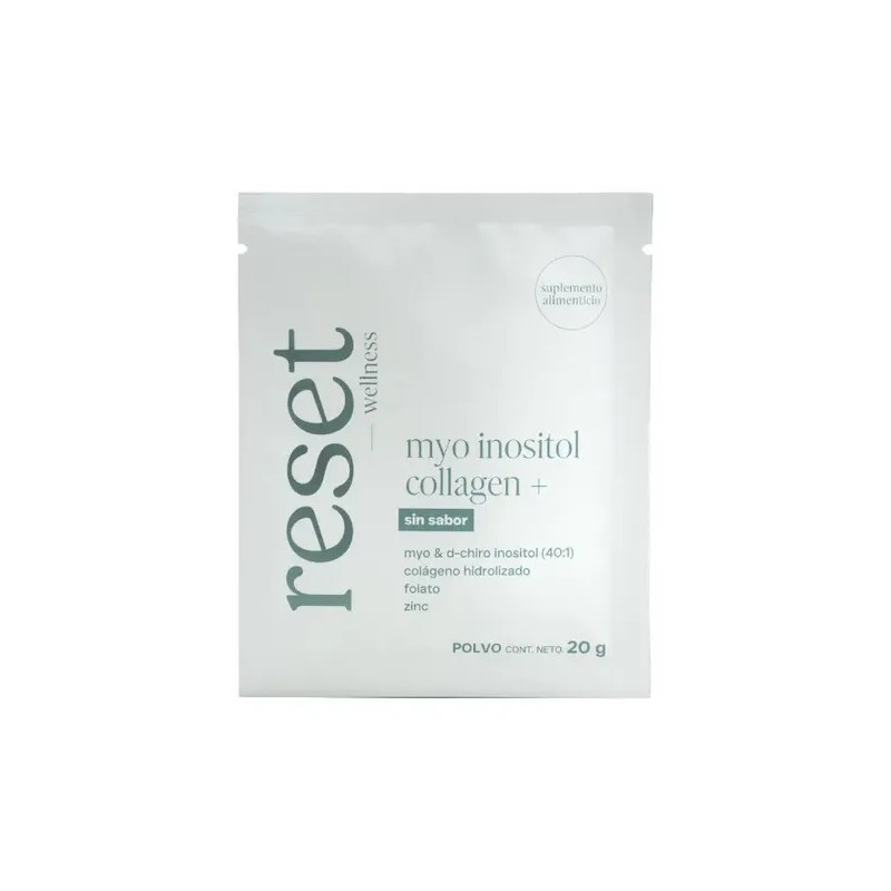 Reset Myo Inositol Collagen+ Sin Sabor En Sachets Caja C/15