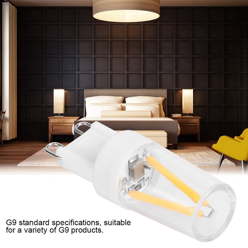 10Pcs G9 Base LED Light Bulbs 1.5W AC110V BiPin Bulb