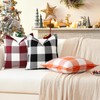 Sungeek Buffalo Check Plaid Cushion Covers 40 x 40 Set