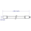 HQUA-OWS-12L 40W Germicidal UV Tube, 2 Pack