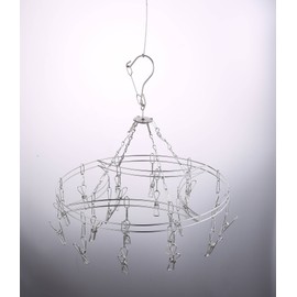 Bare & Co. - Stainless Steel Peg Hanger (20 pegs) - Curve Design