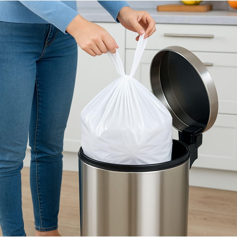 Extra Strong Pedal Bin Liners 15L Plastic Bags | Bin