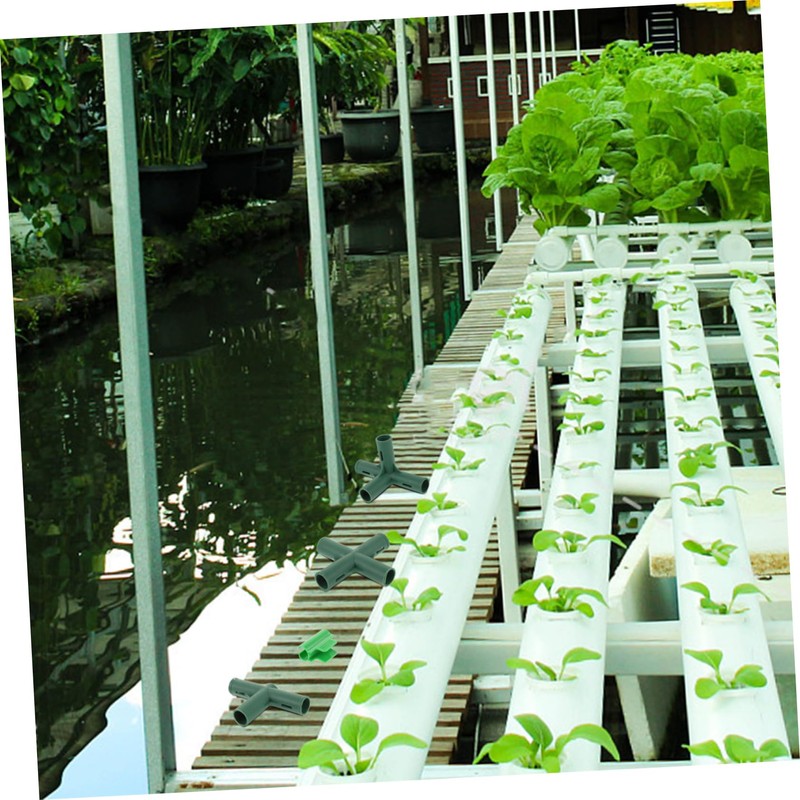 SUPVOX 3sets Greenhouse Connectors Kit Includes Right Angle and Flat