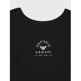 Emporio Armani Women's Iconic Stretch Cotton Logo Band Brief Body, black