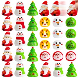 Paradi star 30Pcs Christmas Pull Back Cars Toys,Mini Vehicle Car Bulk for Xmas Stocking Stuffers,Party Favors,Classroom Prize,Assorted Santa Claus Snowman Reindeer