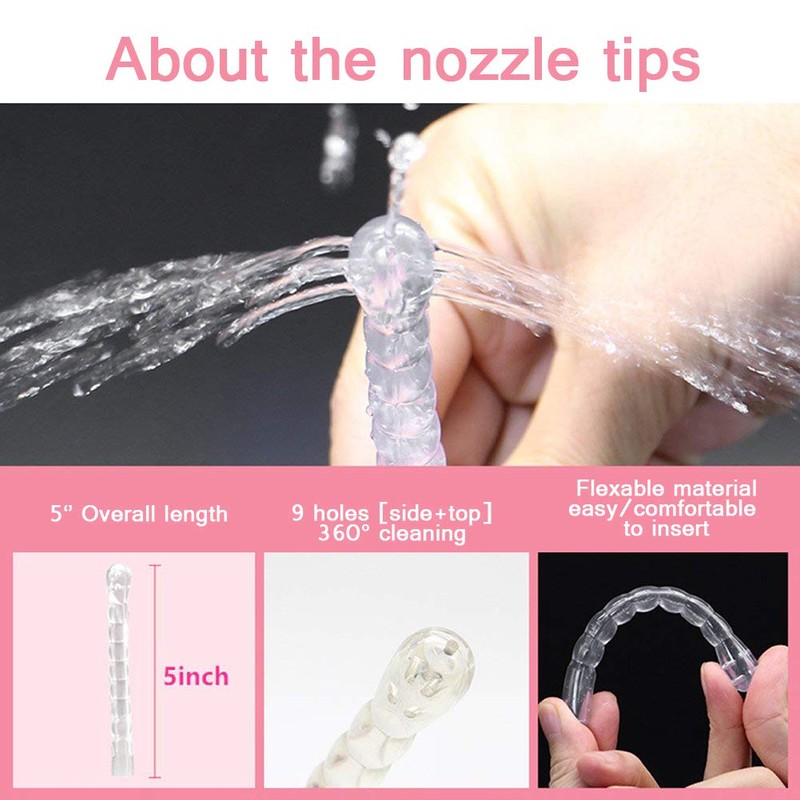 Douche Bulb Kit, Cleanser Douche for Women, Reusable Manual Pressure