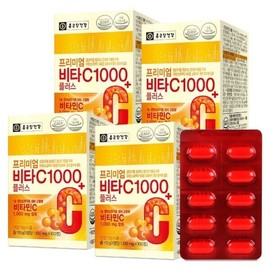 Chong Kun Dang Health Premium Vitamin C 1000 Plus 4 Boxes 400 Days Supply 542596 / 종근당건강 프리미엄 비타민C 1000 플러스 4박스400일분 542596