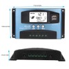 KIMISS Controlador de carga solar con pantalla LCD, MPPT 40/50/60/100A
