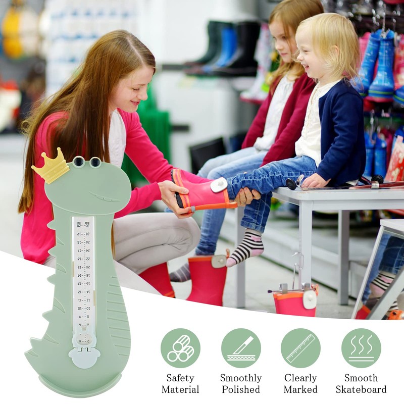 TNSLAND Children's Foot Measuring Device, Foot Gauge with Double Scale,