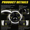 Unbranded 4pcs 7" DOT LED Headlights DRL + 4" Fog