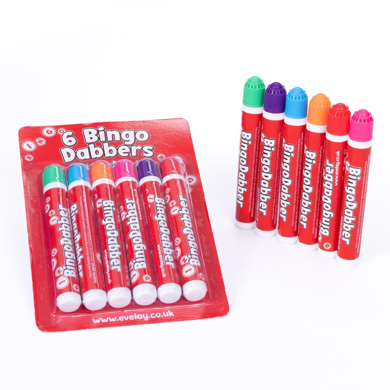 evelay Bingo Dabbers Markers Mixed Colours Pens for Bingo Tickets