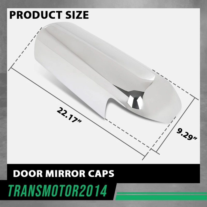 transmotor2014 Fit For 2013-2023 Peterbilt 579 Door Mirror Cover Caps