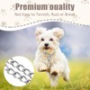 Dog Chain Collars, Stainless Steel Chew Proof Necklace, Adjustable Slip