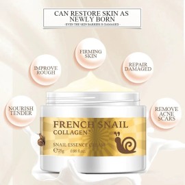 Creme Caracol Coreano Tira Rugas Remove Acne Fecha Poros Tipo de pele Todo tipo de pele                                                               