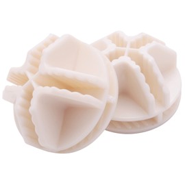 Aswalling Wire Square Plastic Connectors For Modular Organizer Closet And Wire Grid Square Storage Shelving Unit, Set Of 8 (White)