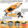 Backpack Trolley with Edge Guard 6-Wheels Rolling Dolly Cart for