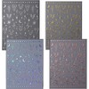 12 Sheets Nail Art Stickers Star Nail Decals 3D Self-Adhesive