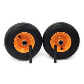 MowerPartsGroup (2) Pneumatic Wheel Assem 11x4.00-5 Fits Scag Liberty Freedom Z Repl 485207