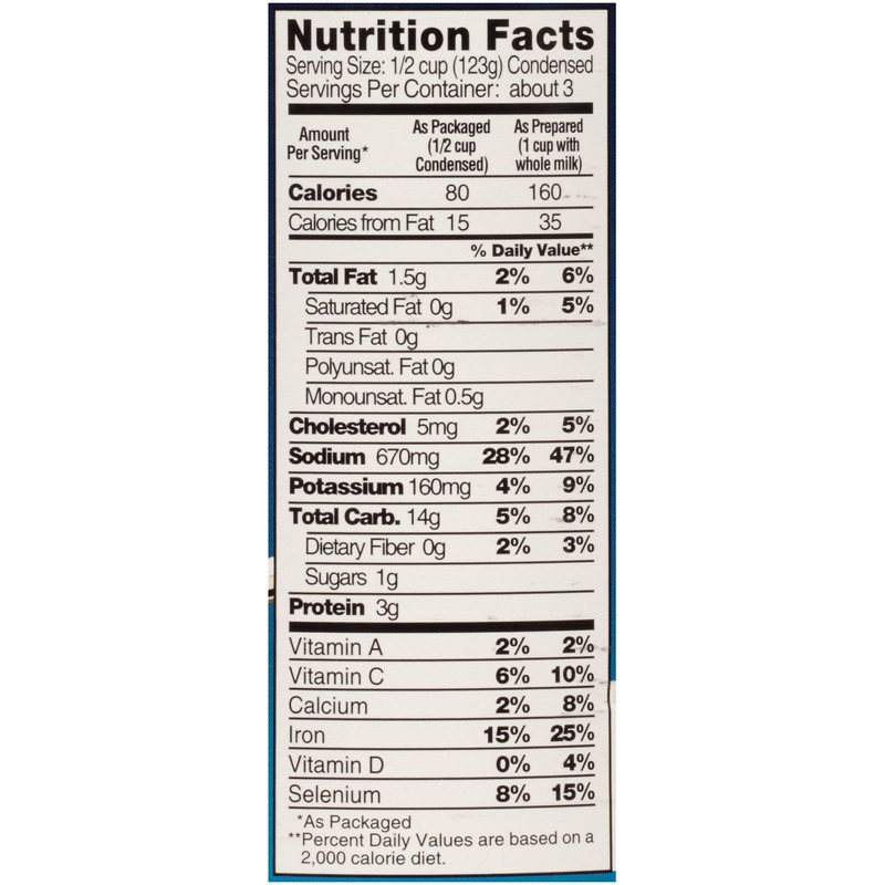 Snows New England Clam Chowder, Condensed, 15-Ounce Cans (Pack of