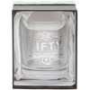 Maturi Spirit Glass with 50th Birthday Inscription Boxed