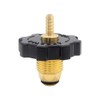 Hooshing Soft Nose POL Propane Gas Tank Adapter with 1/4"