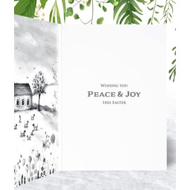 Godson Happy Easter Card - A5 Size with Envelope