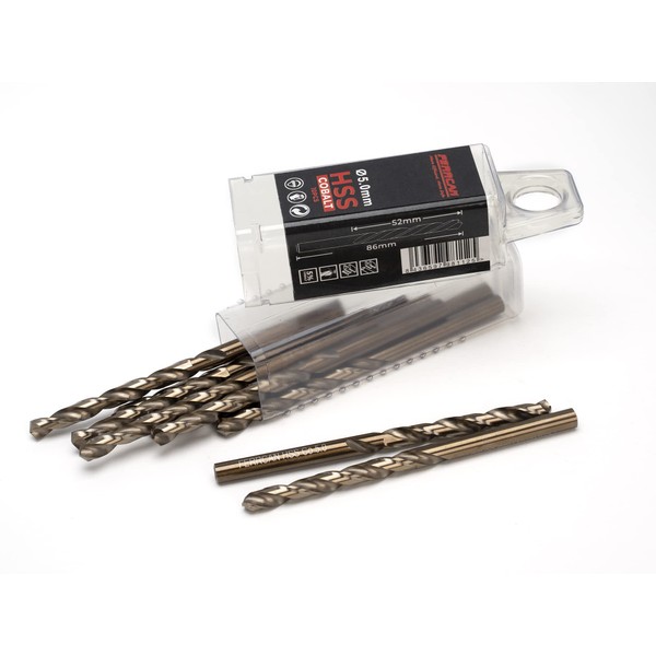 Ferrcan HSS Metal Drill Bit DIN338 M35 5% Cobalt for